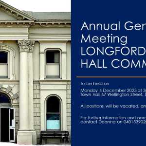 LONGFORD TOWN HALL COMMITTEE AGM